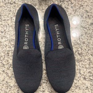 Rothy’s Navy Heather Loafers Size 8.5